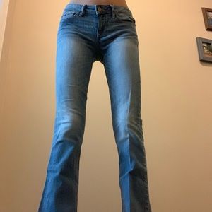 Hollister light wash boot cut